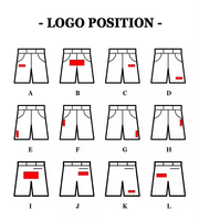 Shorts de basket-ball en maille polyester personnalisés avec logo brodé pour hommes, avec poches latérales zippées