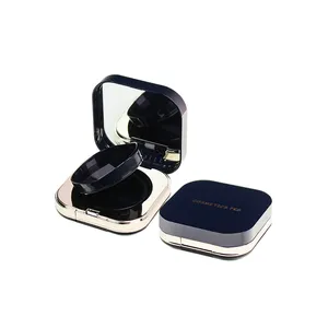 Jinze OEM Cosmetic Packaging Square Shape Bb Foundation Cream Cushion Packaging Air Cushion Case With Mirror