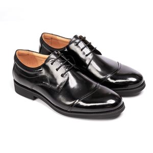 Chaussures habillées classiques pour hommes, style italien, en cuir de vache véritable, design Oxford, adaptées au travail et aux mariages, hiver comme été - Product Image 2