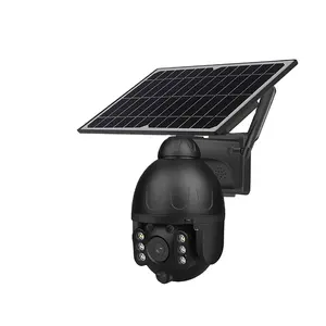 Дропшиппинг 1080p IP67 Солнечная камера видеонаблюдения с питанием от батареи IP-камера 4G Sim-карта
