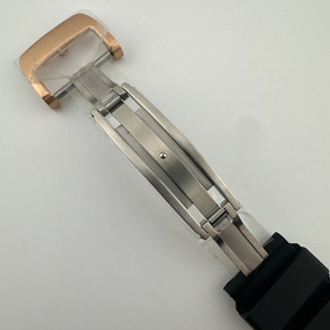 Nouvelle Montre Homme Mécanique Tourbillon de Luxe Or Rose Creuse de Haute Qualité 2026, Forme Tonneau, Bracelet en Caoutchouc Noir 24mm, Usage Quotidien - Product Image 5