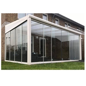 Perfiles de aluminio para todas las estaciones Veranda Winter Garden Patio Enclosure 4 Seasons Sunrooms Glass House - Product Image 2