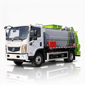 Camión de basura Dongfeng Huashen de 8 toneladas para cocinas de catering, camión de recogida de residuos alimentarios, camión de basura para restaurantes - Product Image 1