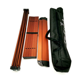 Table pliante d'extérieur Ningbo en alliage d'aluminium, légère et portable, pour pique-nique et camping, design minimaliste, petite et grande taille - Product Image 3