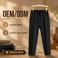 Pantalon décontracté respirant sur mesure pour hommes grandes tailles avec fermeture éclair – Fabricant en gros de pantalons de costume pour hommes