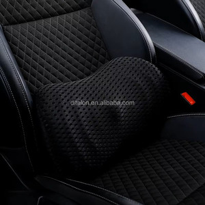 Gran oferta, cojín de soporte Lumbar para masaje, vibración para aliviar el dolor de espalda, espuma viscoelástica, silla de oficina para coche, correa ajustable ergonómica - Product Image 3