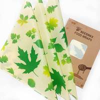 Papier ciré écologique en cire d'abeille biologique en gros, papier ciré personnalisé, papier alimentaire, tissu d'emballage, camping, cuisine, pliable, assurance commerciale CLASSIQUE