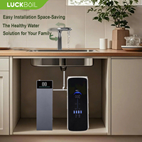 Filtre à eau par osmose inverse de haute qualité, refroidisseur d'eau automatique, réservoir sans eau, purificateur d'eau chaude et froide, robinet intelligent pour hôtel