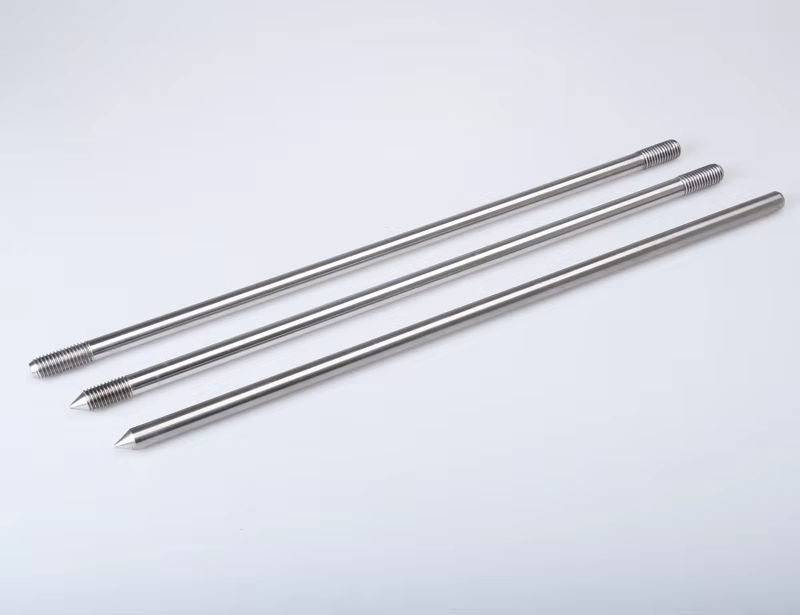 Threading Stainless Steel Rod Machine Wholesale Stainless Steel Threaded Grounding Rod Pointed Earth ...