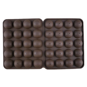 Khay Làm Đá Tròn 20 Lỗ Dễ Dàng Bật Ra Khuôn Làm Đá Viên Hình Cầu Khuôn Kẹo Mút Silicon Khuôn Làm Bánh <span class=keywords><strong>Pop</strong></span> Dụng Cụ Làm Bánh - Product Image 6