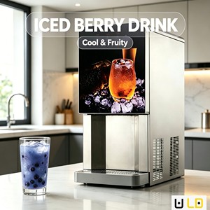 Dispensador <span class=keywords><strong>de</strong></span> Hielo y <span class=keywords><strong>Cerveza</strong></span> <span class=keywords><strong>de</strong></span> Acero Inoxidable <span class=keywords><strong>de</strong></span> Alto Rendimiento, Estilo Cafetería, con 2 Grifos, Grado Alimenticio, para Uso en Eventos y Restaurantes - Product Image 1