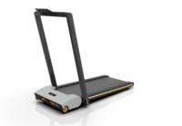 Tapis de marche électrique portable et pliable avec écran LED et poignée latérale, sans test de fréquence cardiaque, pour la maison et la remise en forme