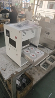 Machine de scellage manuelle à levier pour barquettes en aluminium, scelleuse de conteneurs alimentaires ronds de table pour emballages de plats à emporter (Hot Pot)