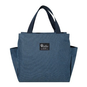 Sac à déjeuner à double poche Bentho en tissu Oxford avec doublure en aluminium isolée pour une utilisation scolaire en plein air - Product Image 5