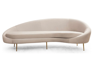 Nordic Ins Simple Couch Luxury love Seat Teddy Fabric Skin Curved Sofa <strong>Chair</strong> Furry Couch Fur Shaggy Fluffy Living Room Sofa - Product Image 2