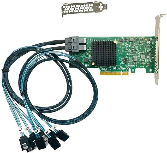 LSI Broadcom SAS 9300-8i 8-port 12Gb/s SATA+SAS PCI-Express 3.0 Low Profile Host Bus Adapter RAID Controllers Card