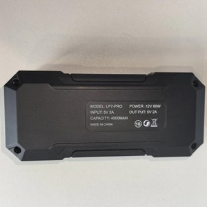 Portable Tire Inflator 12 V LCD Display Single Cylinder <b>Car</b> Motorcycle Use Black Plastic - Product Image 4