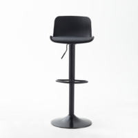 Tabouret de bar pivotant réglable en plastique moderne pour cuisine, bar à domicile, extérieur, hôtel, salle à manger