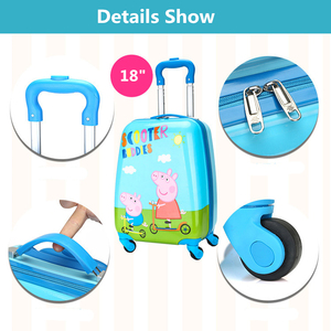 Maleta de viaje para niños con diseño de dinosaurio de 16 pulgadas <span class=keywords><strong>adn</strong></span> 18 pulgadas abs trolley - Product Image 5