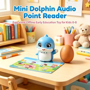 เครื่องเรียนรู้ภาษาอังกฤษแบบเสียงพยัญชนะดอลฟิน 55 ใบ พร้อมสติกเกอร์สำหรับเด็กเพื่อการศึกษาภาษา - Product Image 5