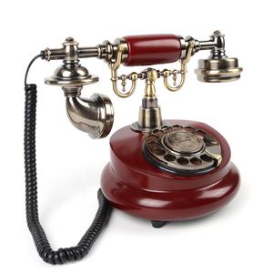 <span class=keywords><strong>โทรศัพท์</strong></span><span class=keywords><strong>แบบ</strong></span>มีสาย<span class=keywords><strong>โบราณ</strong></span>ตกแต่งด้วยปุ่มกด<span class=keywords><strong>แบบ</strong></span><span class=keywords><strong>หมุน</strong></span>สไตล์เรโทร วินเทจ คลาสสิก ทำจากเรซิ่น - Product Image 2