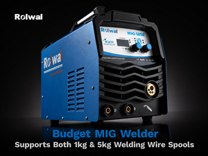 Nouvelle soudeuse à arc portable Rolwal Inverter MIG/CO2/à fil fourré/MMA, <span class=keywords><strong>avec</strong></span> <span class=keywords><strong>ou</strong></span> <span class=keywords><strong>sans</strong></span> <span class=keywords><strong>gaz</strong></span>, pour métaux - Product Image 2