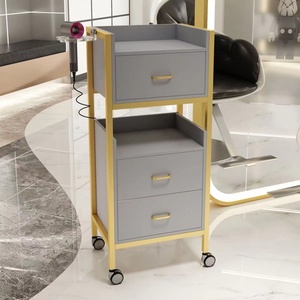 Mueble de Peluquería Directo de Fábrica, Mesa de Herramientas para Barbería, Estante Especial para Peluquero, Espejo de Pie para Peluquería, Mueble con Espejo - Product Image 3