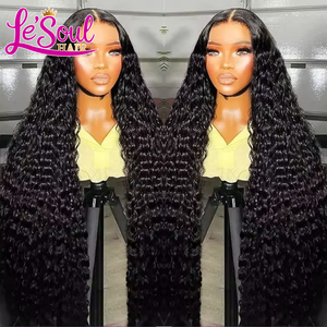 Peluca de <span class=keywords><strong>Cabello</strong></span> Humano Rizado Birmano Peruano 15A, Encaje Frontal HD Transparente 13x4 13x6, Nudos Individuales, Sin Pegamento - Product Image 2