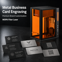 Graveur laser métallique 30W pour bijoux, acier inoxydable, étiquettes en aluminium, plaques signalétiques et production de produits personnalisés pour les ateliers métalliques