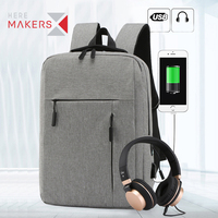 2021 Oem ODM personnalisé Usb chargeur à la mode étanche ordinateur portable sac à dos