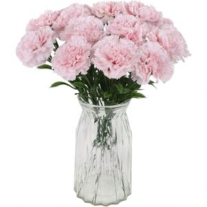 Factory Wholesale Single Stem Artificial Silk Carnation for Home Wedding <b>Decoration</b> Mother's Day - Product Image 1