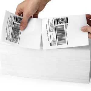 Modern Customized 4x6 Fold Logistics 3 Layer Logistic Shipping Label <b>Roll</b> - Product Image 1