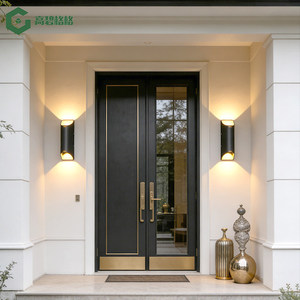 Lámpara de Pared Exterior Impermeable, Moderna y Minimalista, de Doble Cabezal, 3000K, para Villa, Patio, Balcón, Jardín - Product Image 3