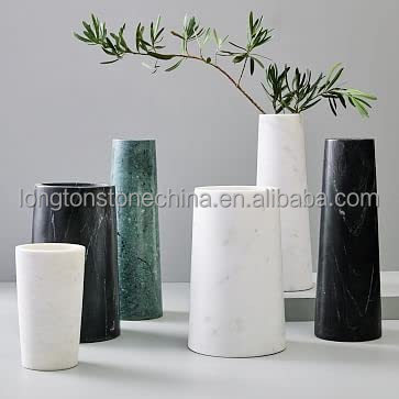 Florero De Cerámica De Mármol Blanco De 12 Pulgadas, Jarrón Para Decoración Del Hogar Y Centros De Mesa, Regalo Ideal Para Amigos Y Familiares, Navidad, Boda, Despedida De Soltera