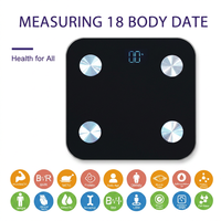 Balance de salle de bain numérique personnalisée Leaone Factory avec affichage numérique et capacité de 180 kg