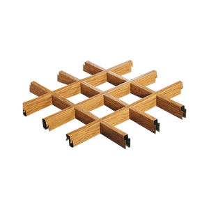 <span class=keywords><strong>Plafond</strong></span> en grille d'aluminium couleur bois, décoration intérieure, grille en métal à cellules ouvertes, lamelles métalliques, <span class=keywords><strong>couloir</strong></span> d'appartement, hall, faux <span class=keywords><strong>plafond</strong></span> - Product Image 6