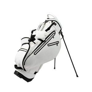 Manufacturer Custom Waterproof 4 Way <b>Golf</b> Stand <b>Bag</b> Pu Leather <b>Golf</b> Stand <b>Bag</b> <b>Lightweight</b> - Product Image 4