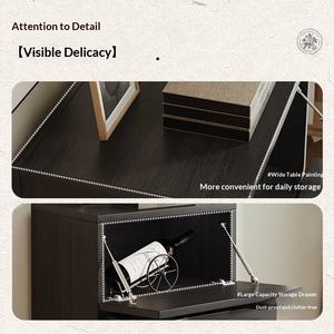 Mueble para TV de Madera de Pino Maciza, Mesa Consola Baja Moderna para Sala de Estar, Entrada, <span class=keywords><strong>Dormitorio</strong></span> - Product Image 5