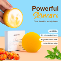 Barre de savon kaki faite à la main naturelle de contrôle des odeurs fraîcheur durable exfoliant hydratant éliminer les odeurs OEM ODM