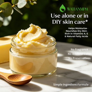 Fournisseur en gros de beurre corporel naturel 1 kg, beurre de karité brut non raffiné pur jaune d'Afrique de l'Ouest pour les soins de la peau et les crèmes pour les mains - Product Image 4