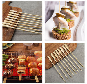 Fornitura Diretta dalla Fabbrica di Spiedini Monouso in Bambù per Brochette - Product Image 5