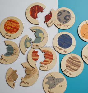 Trẻ em bằng gỗ của giáo dục câu đố cho trẻ <span class=keywords><strong>2</strong></span> tuổi Montessori câu đố đồ chơi bằng gỗ THẺ FLASH - Product Image 6