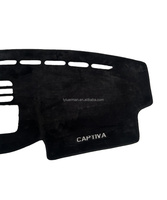 Housse de tableau de bord de voiture Luerman Plushy Luxury Full Face antidérapante pour Chevrolet Captiva 2008