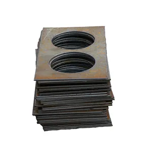 Q235 Q345 S235 S355 mid-thick round sheet flame cutting round corten FREE CUTTING STRUCTURRE STEEL PLATE