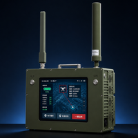 Dispositif de détection UAV portable 4 km pour la sécurité de l'espace aérien, avec détection de spectre et blindage RF, 40 cibles, 300-6000 MHz