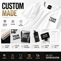 T-shirt unisexe personnalisé en coton peigné de haute qualité 180g, couleur unie, impression de logo DTG DTF, t-shirt décontracté uni, t-shirt oversize pour homme