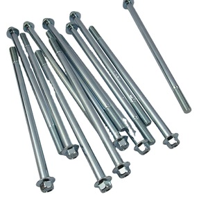 สลักเกลียวหกเหลี่ยมเคลือบไฟฟ้าป้องกันสนิม M8*170 สำหรับประกอบเครื่องยนต์เบนซิน/ดีเซล เชื่อมต่อเพลารองรับโรเตอร์/สเตเตอร์ - Product Image 3