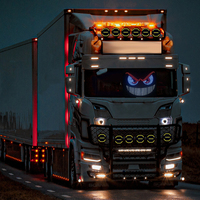 Nouveau Style USB Play and Play Universel LED Voiture Lumière Camion Devil Eye Voiture Pare-Brise Affichage Led Devil Eye Lumières pour Voiture Camions