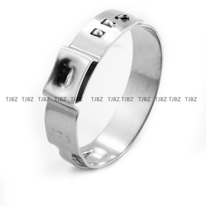 Produsen W4 penjepit selang telinga tunggal klem jalur bahan bakar penjepit pipa hidrolik Diameter 15.6mm kualitas tinggi - Product Image 6