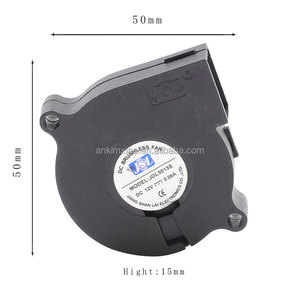 Impressão 5V 12V 24V 48V Baixo Ruído Ventilador De Refrigeração De Fluxo Axial com Lâminas De Plástico para Uso Residencial - Product Image 2